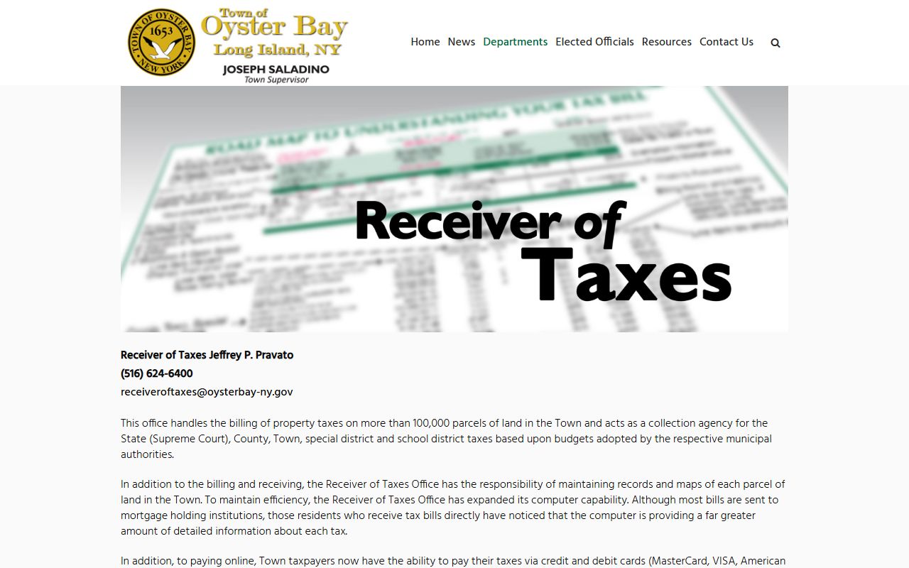 Oyster Bay Receiver of Taxes office