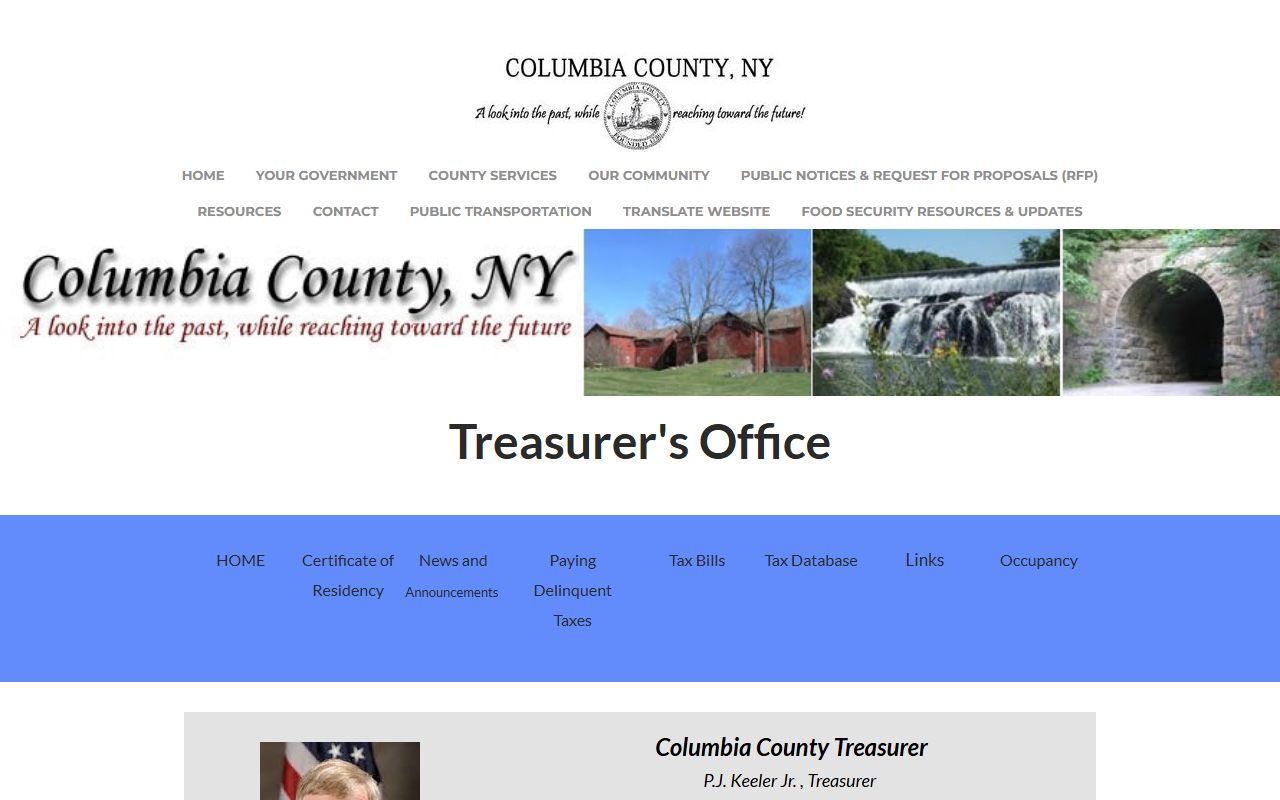 Columbia County Clerk and Treasurer office for unclaimed money searches